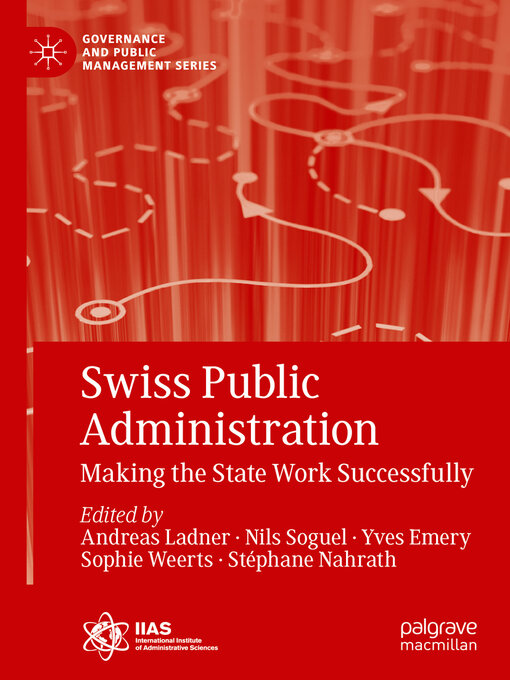 Title details for Swiss Public Administration by Andreas Ladner - Available